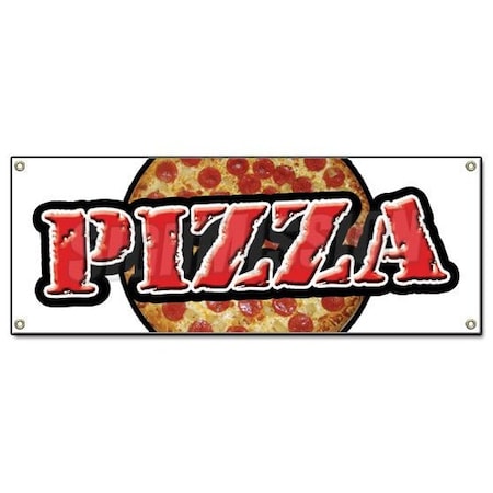 PIZZA BANNER SIGN Shop Place Fresh Pizzeria Restaurant Italian Food Slice